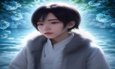 情感纠葛题材小说封面示意图，两个人物剪影背对背站立氛围压抑