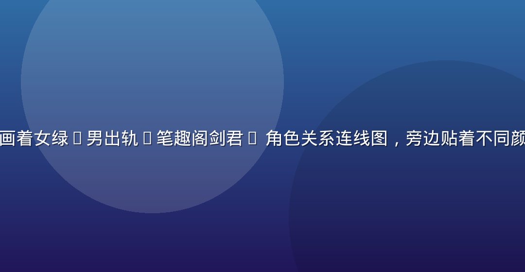 编辑部白板上画着女绿(男出轨)笔趣阁剑君1 角色关系连线图，旁边贴着不同颜色的问题便签
